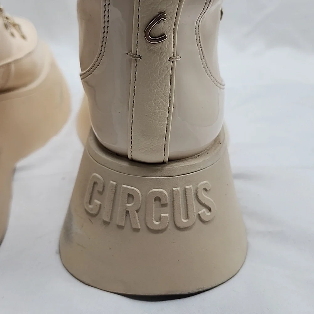 CIRCUS NY●BY SAM EDELMAN●LADIES 6.5●GAIL●DISTRESSED● LACE-UP HIKING BOOTS●NWOB● - Picture 11 of 16